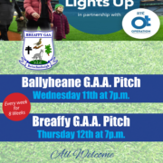 IT'S BACK ... Get out walking with us - every Wednesday in Ballyheane GAA Pitch and every Thursday in Breaffy GAA pitch from 7pm - For 8 weeks and everyone is welcome.